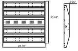 200 Watt High Bay LED Fixture - 200 Lumen Per Watt ~ 2'x2'